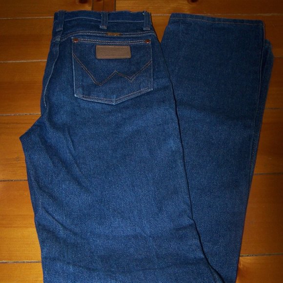 WRANGLER 936DEN 29 x 38" LONG BLUE JEANS S3447 - Picture 1 of 9